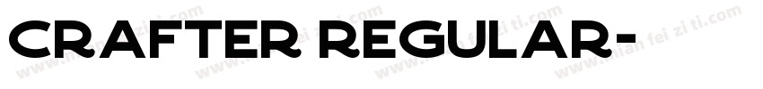 Crafter Regular字体转换